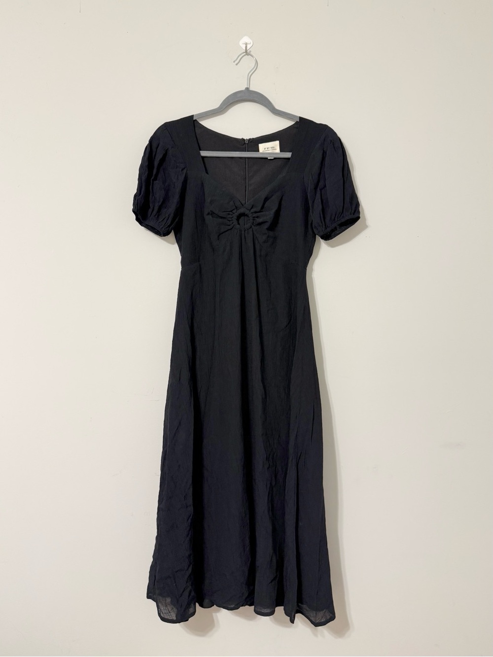 Anthropologie If By Sea Black Maxi Dress